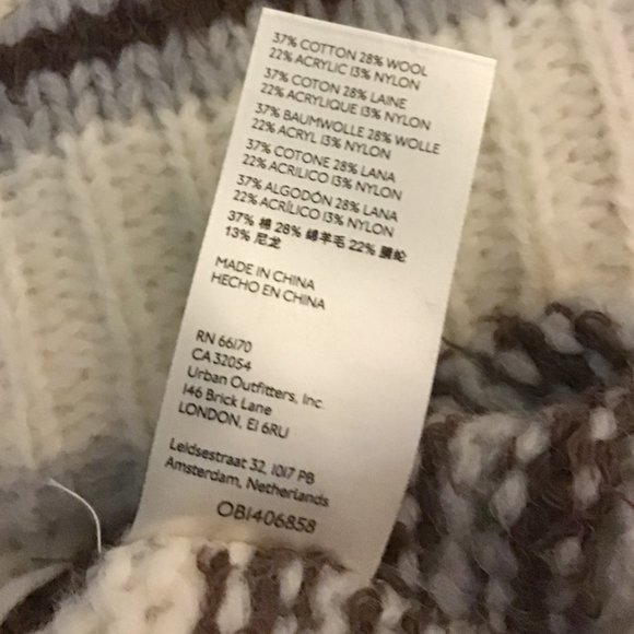 FREE PEOPLE Check Me Out Winter Fog Pullover Sweather - Picture 14 of 16